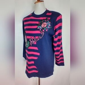 VINTAGE ROBER APPLIQUED SWEATER